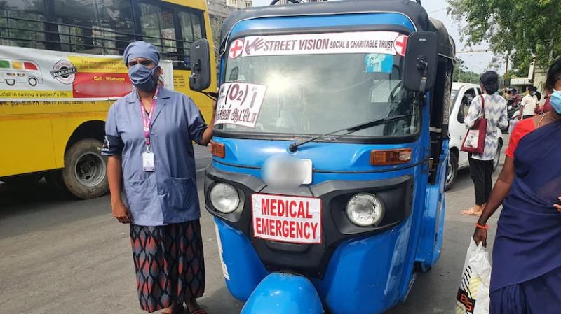 Woman Running Oxygen Auto