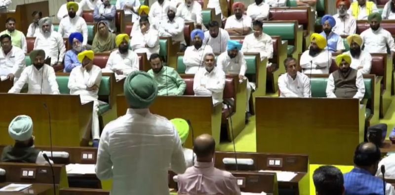Sukhpal Singh Khaira in Punjab Vidhan Sabha