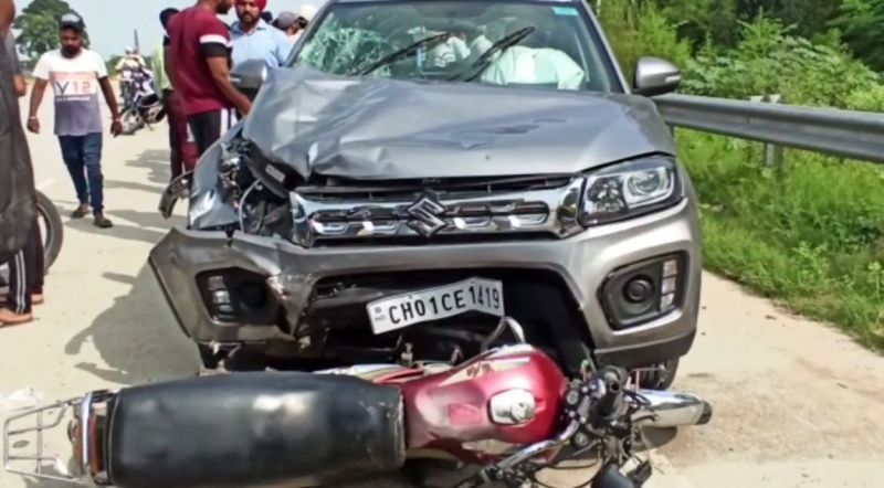  Two killed in car-motorcycle collision