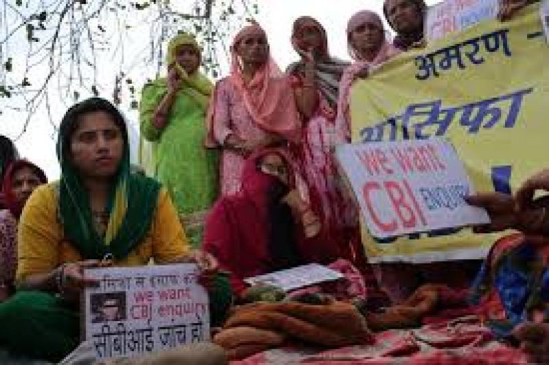 kathua rape and murder case protest