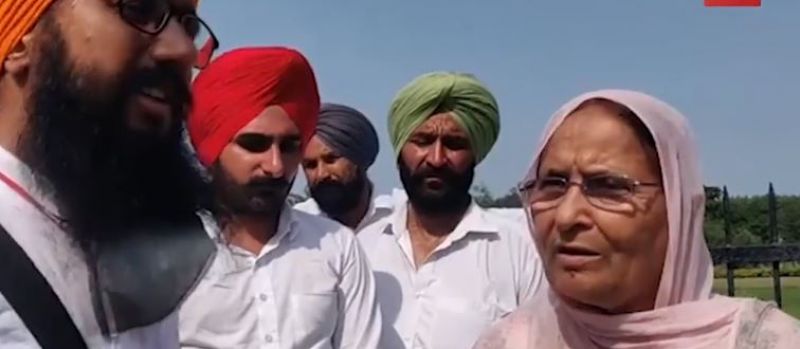 Navtej Singh Guggu's Mother