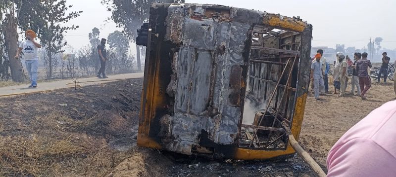 A major accident in Batala A major accident in Batala