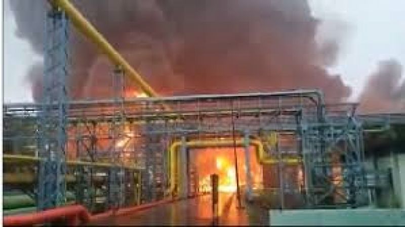 MaharashtraNavi Mumbai ongc plant cold storage fire MaharashtraNavi Mumbai ongc plant cold storage fire