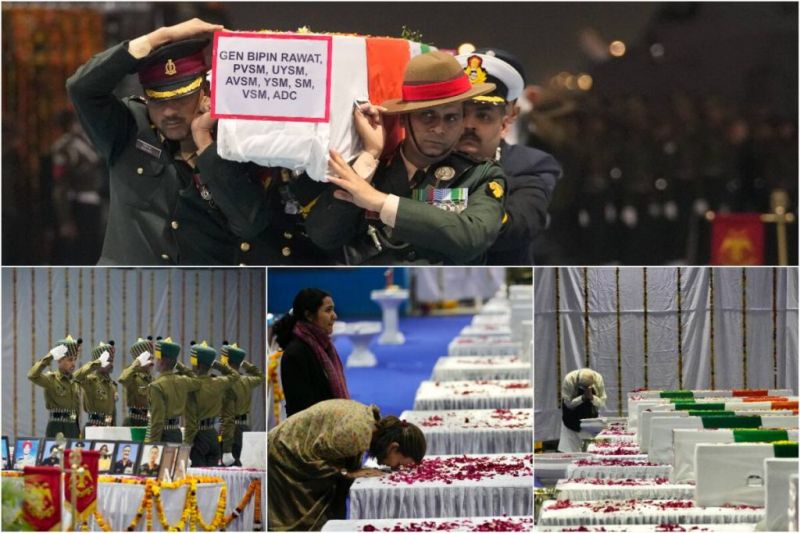 CDS Rawat on final journey, 17 guns and 800 jawans to salute