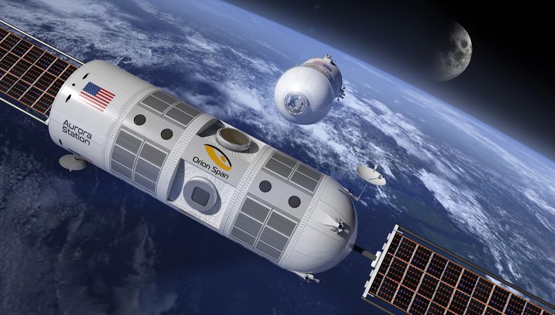the first luxury hotel in space