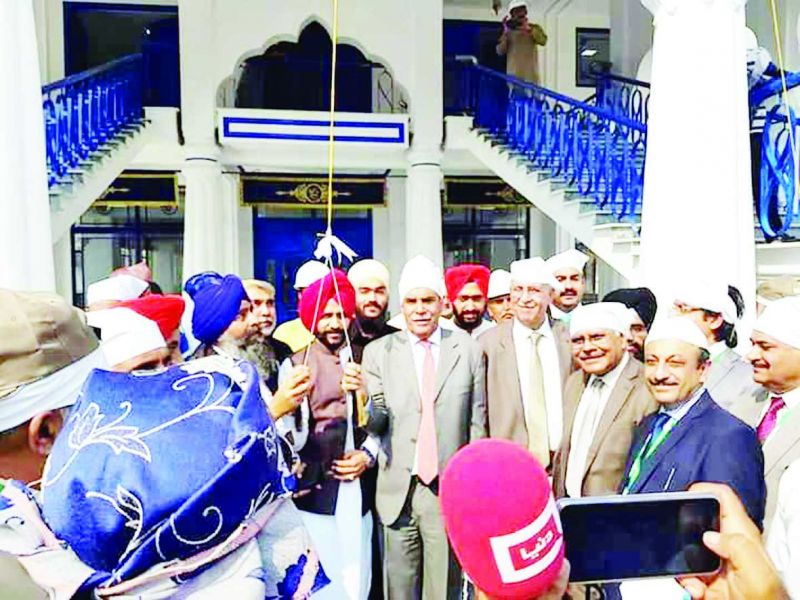 Inauguration new building of Langar Hall at Nankana Sahib