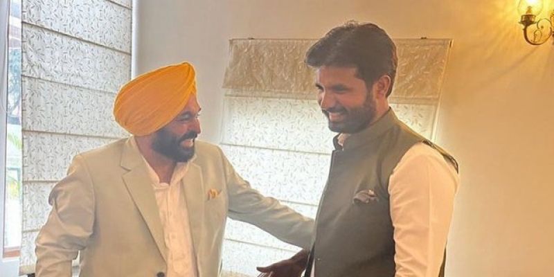 CM Mann And Raja Warring