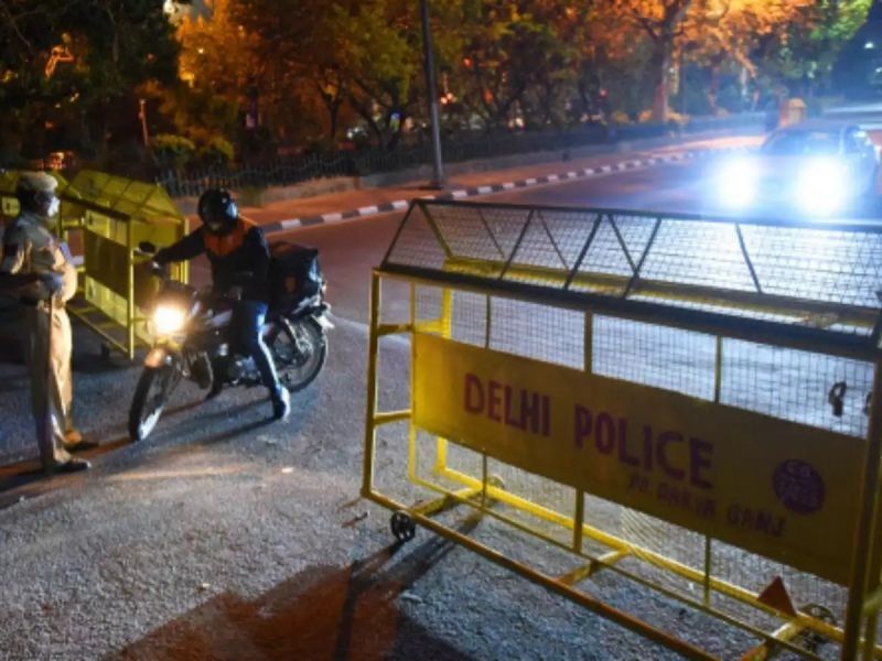Night curfew imposed in Delhi