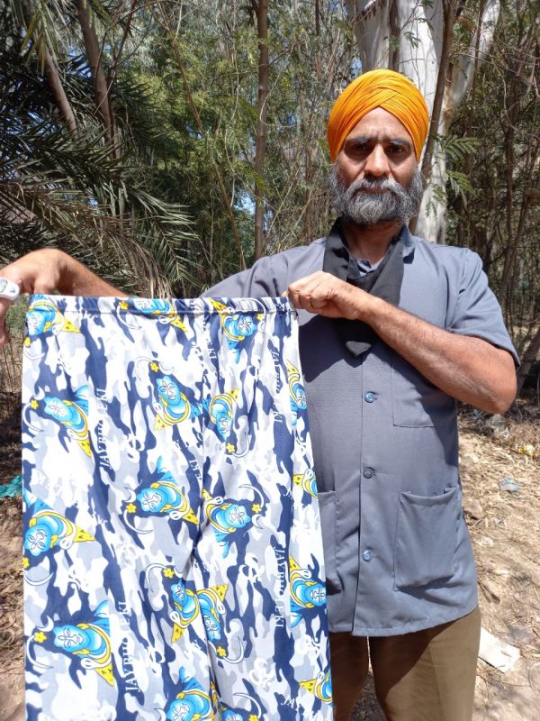 Injuries to religious sentiments, pajamas with picture of Bhole Shankar on sale