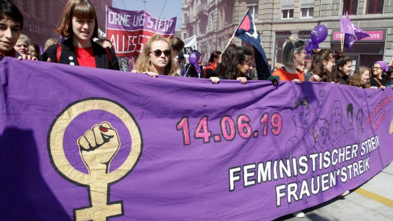 Swiss women go on strike over inequality