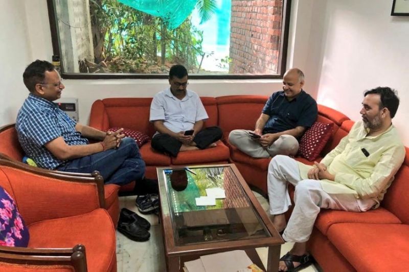 Arvind kejriwal lg house