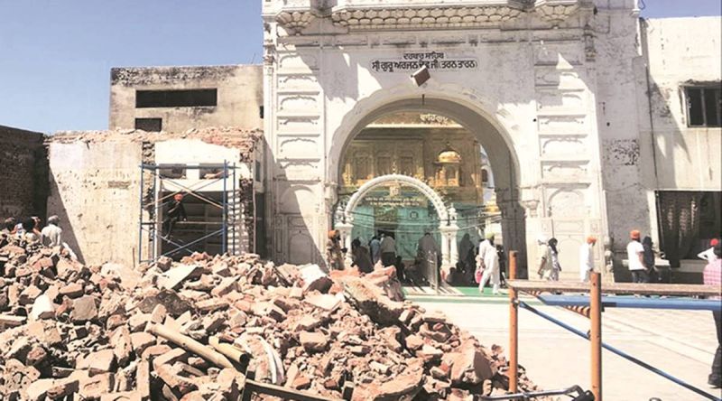 The historic Deori of Darbar Sahib in Tarn Taran after it was demolished-2