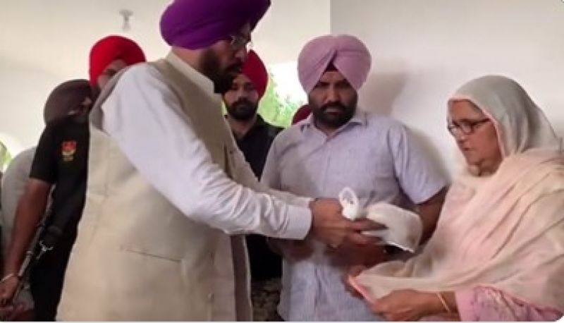 Minister Kuldeep Singh Dhaliwal thanked the family for giving up possession of government land