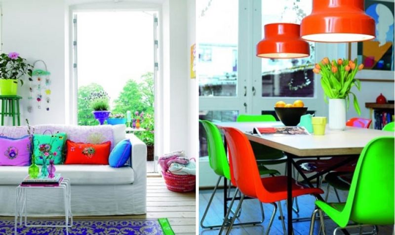 colorful furniture