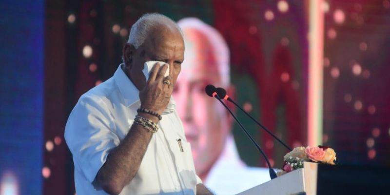 Karnataka CM BS Yediyurappas resigns