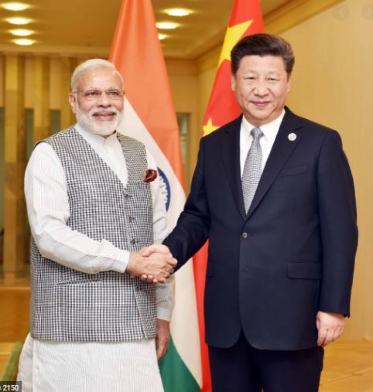 PM Modi with Xi Jinping 