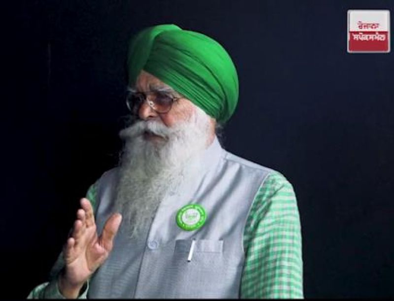 Bhartiya Kisan Union Punjab President Ajmer Singh Lakhowal