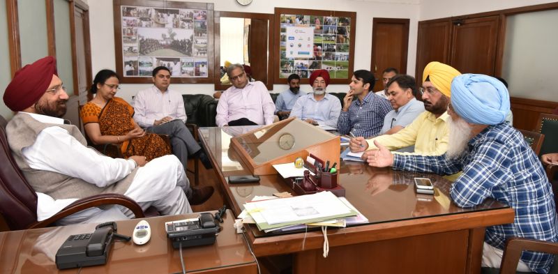 Sukhjinder Singh Randhawa takes stock of progress on Kartarpur Corridor project