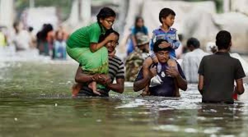 Kerla Peoples in Flood 