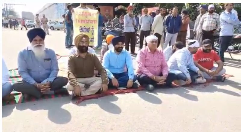 Samrala Chowk Protest