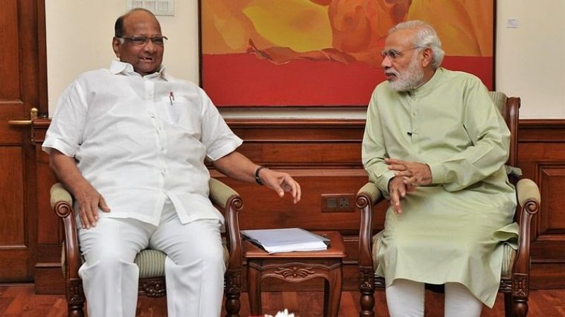Sharad Pawar and PM Modi