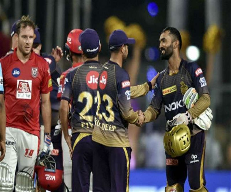 KKR beats KXIP by 28 runs