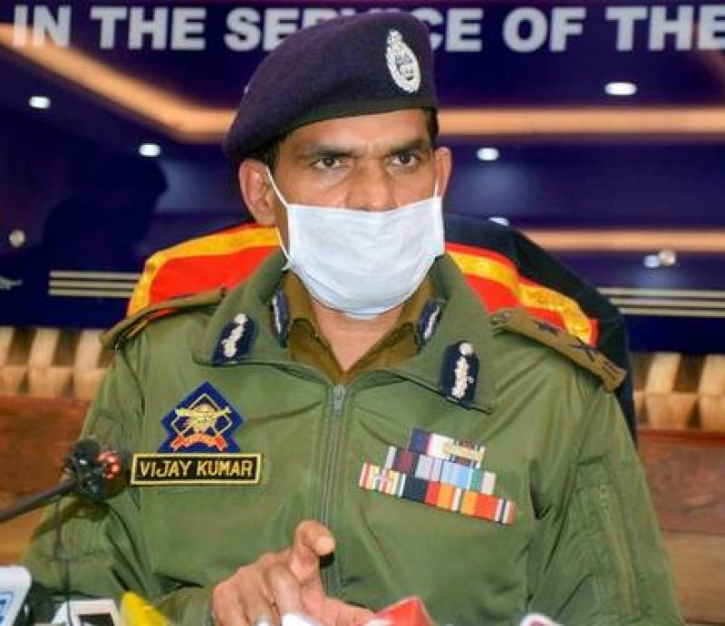 Vijay Kumar, IGP, Kashmir Zone