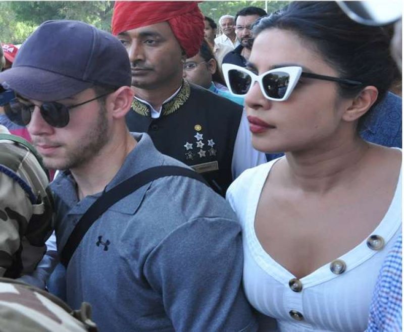 Priyanka and Nick in Jodhpur