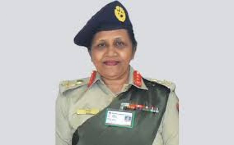 Susane Giti as woman major general