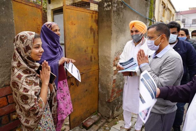 Kejriwal launches door-to-door campaign from Kharar for Assembly elections