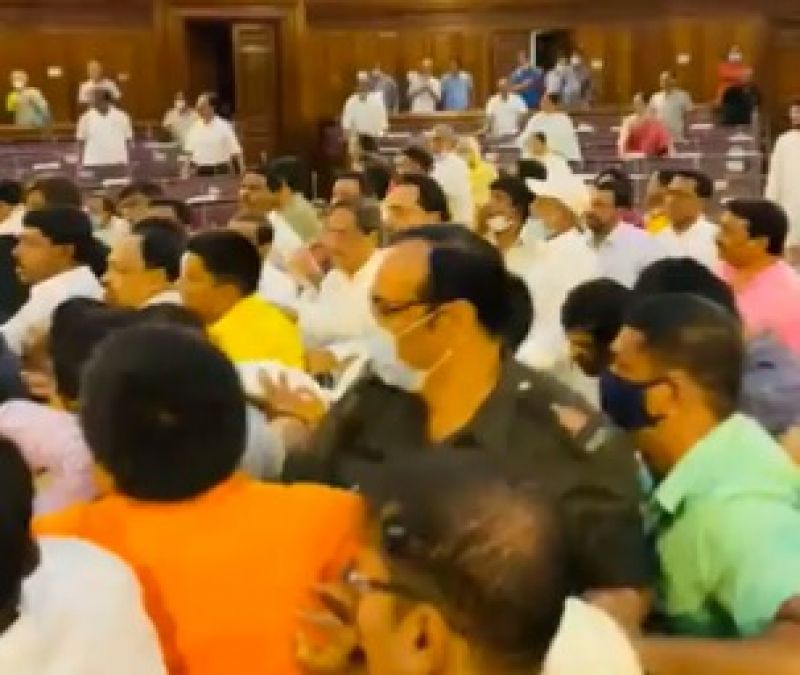 Ruckus In West Bengal Assembly As Fist Fight Breaks Out Ruckus In West Bengal Assembly As Fist Fight Breaks Out