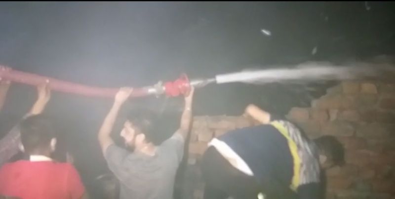 Terrible fire at Chemical Fiber Factory in Jalandhar