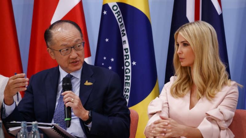 Jim Yong Kim and Ivanka Trump