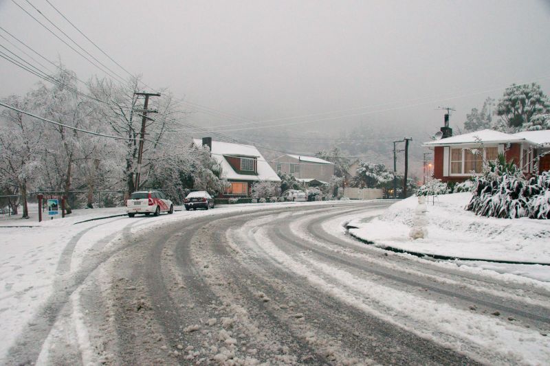 Heavy snowfall in New Zealand after 55 years