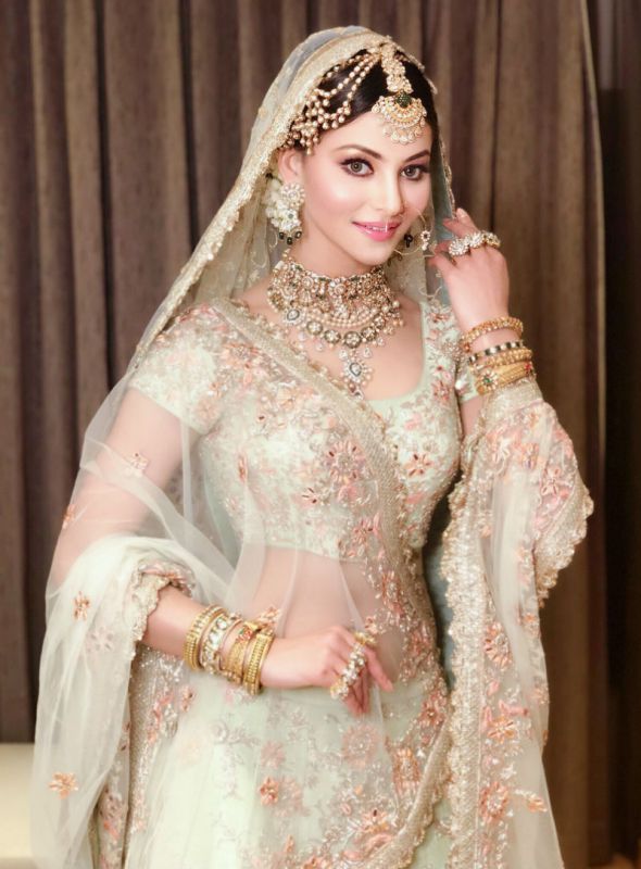 Urvashi in bridal look