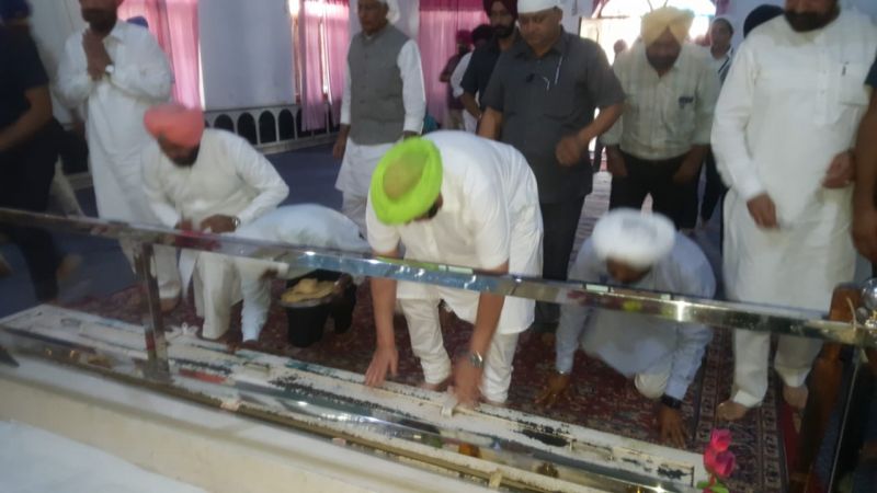 Captain Amarinder Singh review construction work