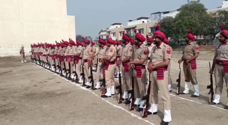 Guard of Honor given to CM Bhagwant Mann by Sangrur Administration