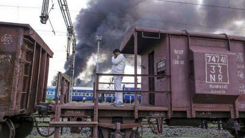 Slowdown effect on Indian Railway