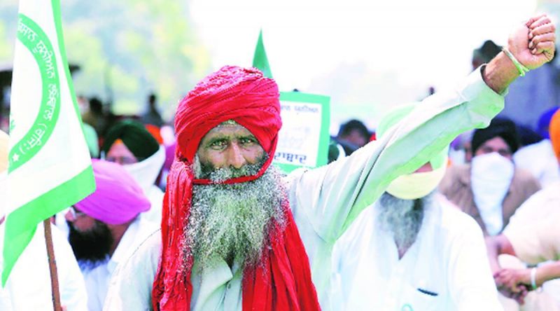 Farmer protest