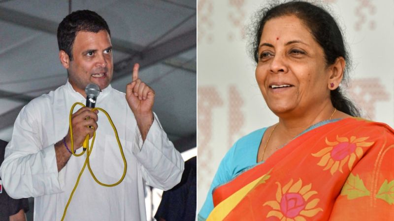 Nirmala Sitharaman, Rahul Gandhi