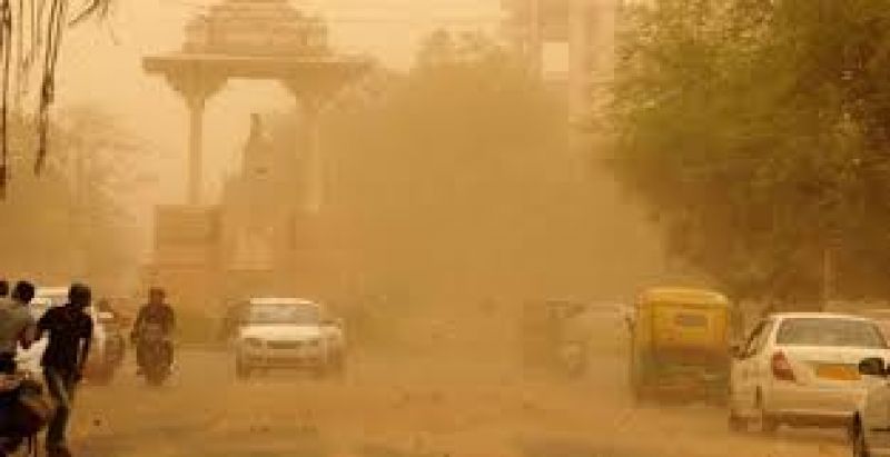 weather alert dust storm and thundershower likely to hit delhi ncr on sunday