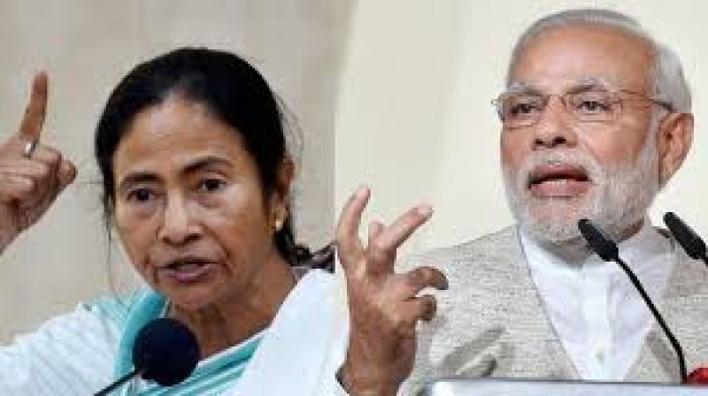 Mamata-Banerjee and PM Modi 