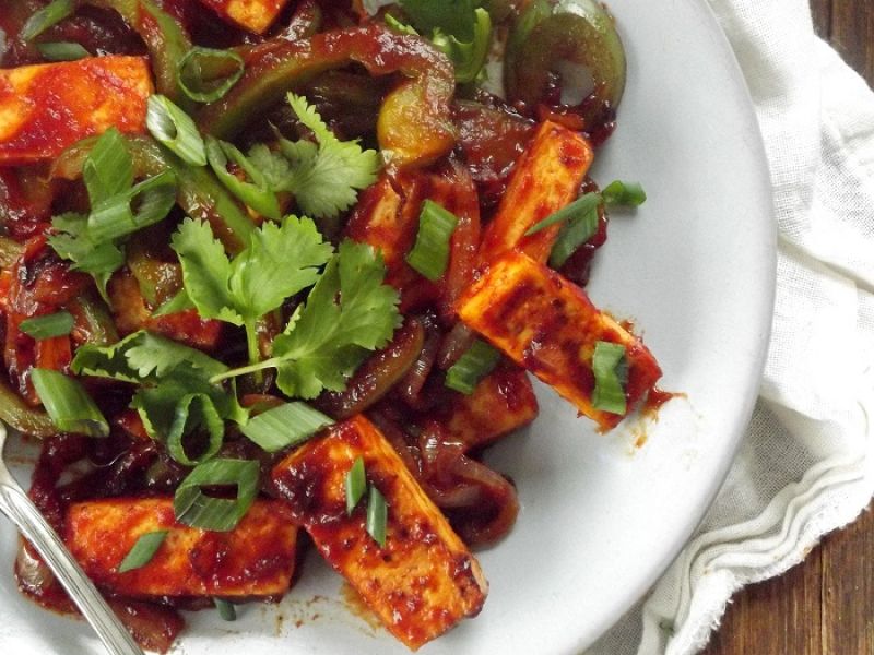 chilli tofu