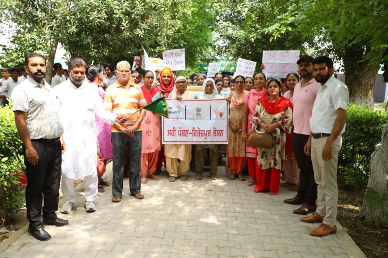 Awareness rally organized under nutrition campaign