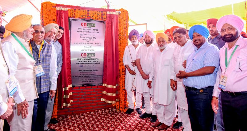 Veg processing plant foundation stone pic-3