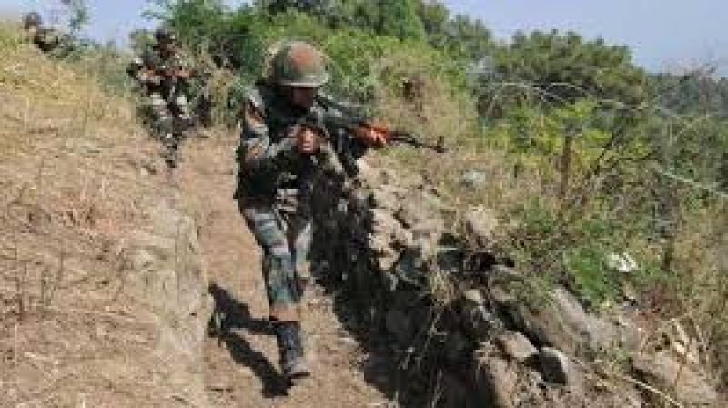 A soldiers martyrs as ceasefire violation by pakistan at punch