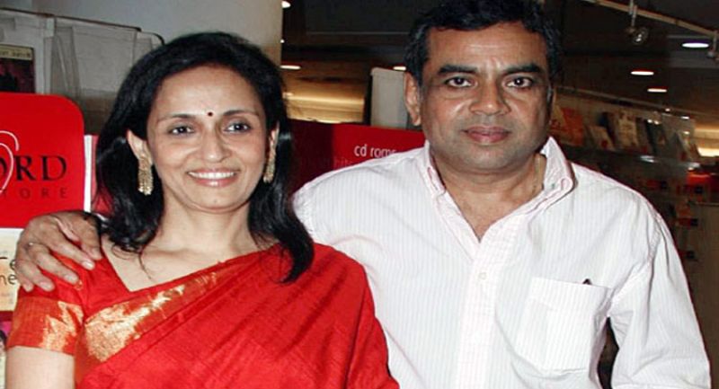 Paresh Rawal and wife