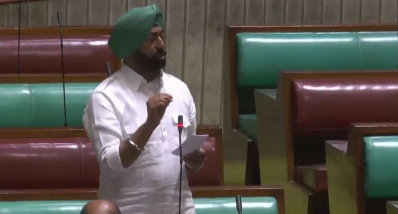Sukhpal Singh Khaira in Punjab Vidhan Sabha