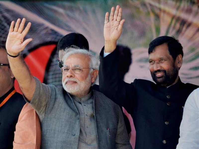 PM Modi-LPJ Paswan