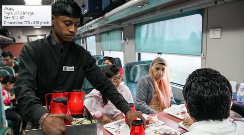 Railway catering service 